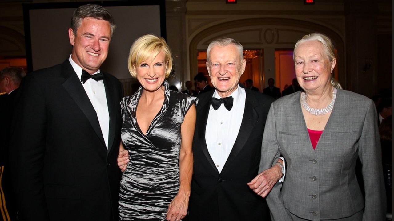 Mika Brzezinski with father and mother